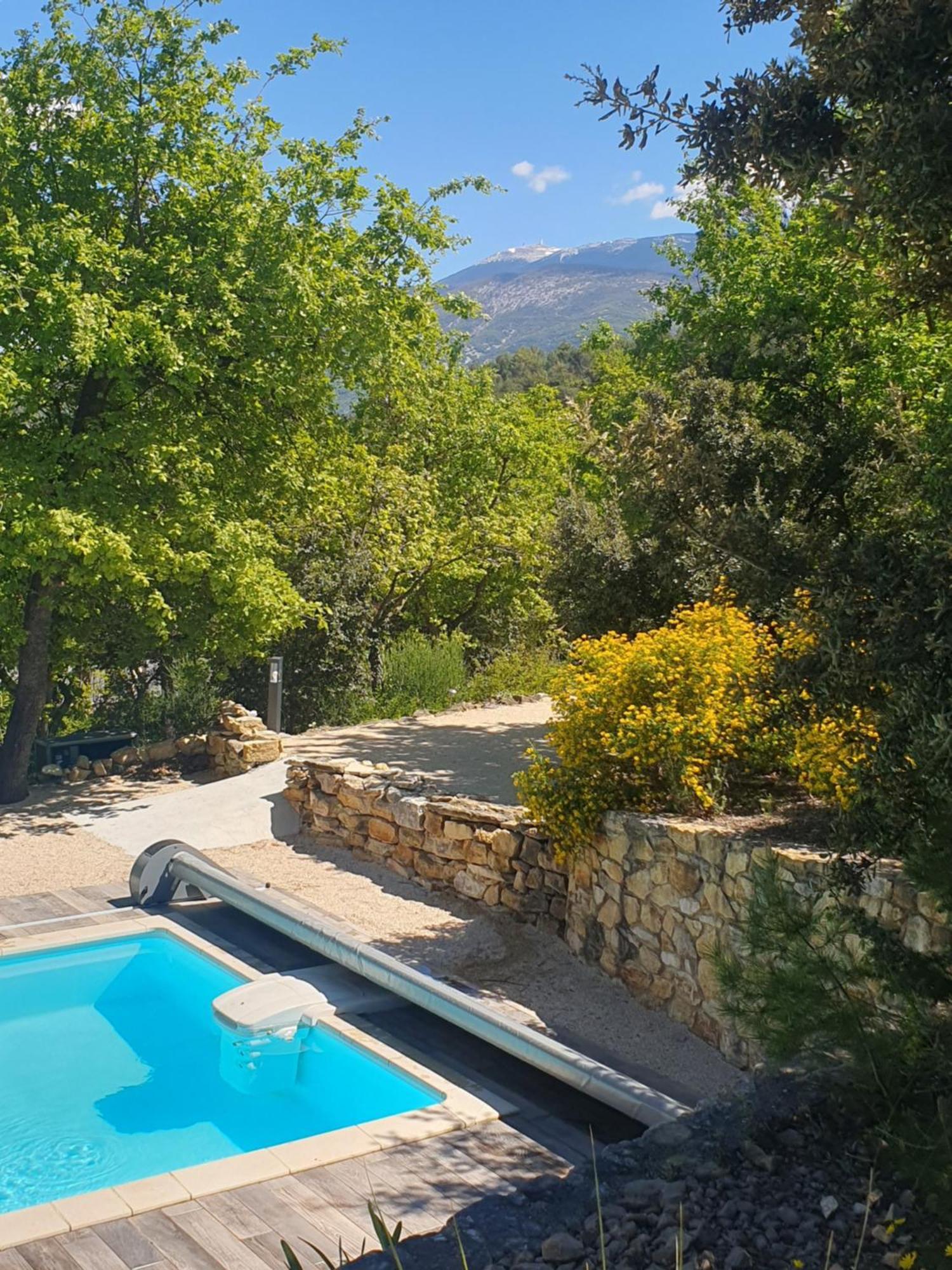 Villa Le Soleil Du Ventoux Entrechaux Esterno foto